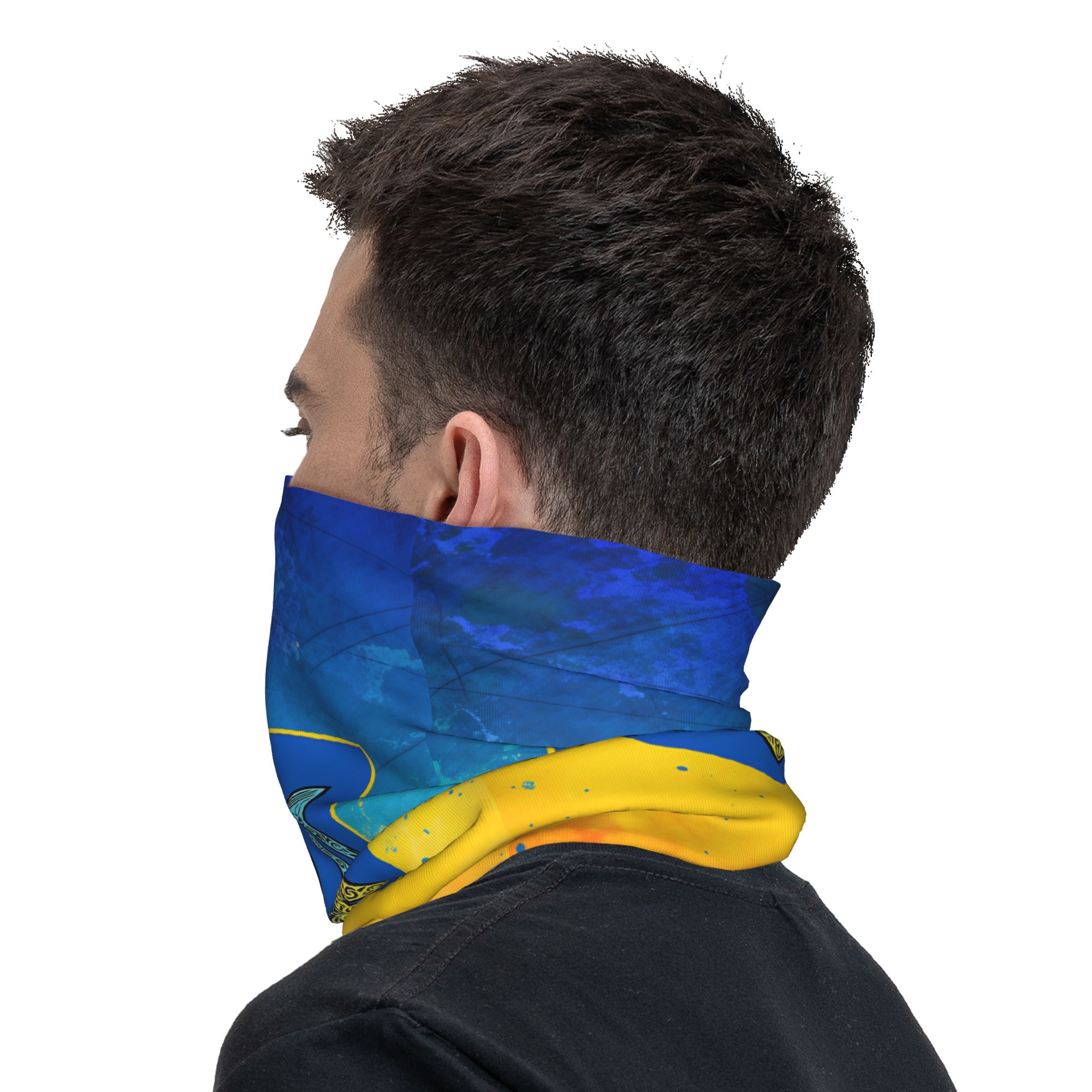Ukrainian Tricolor Emblem Bala - đánh giá và giá Neck Gaiter Face Cover