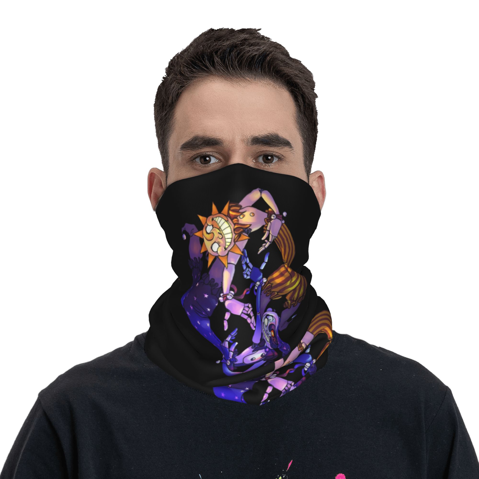 Sun And Moon FNAF Security Bre - đánh giá và giá Neck Gaiter Face Cover